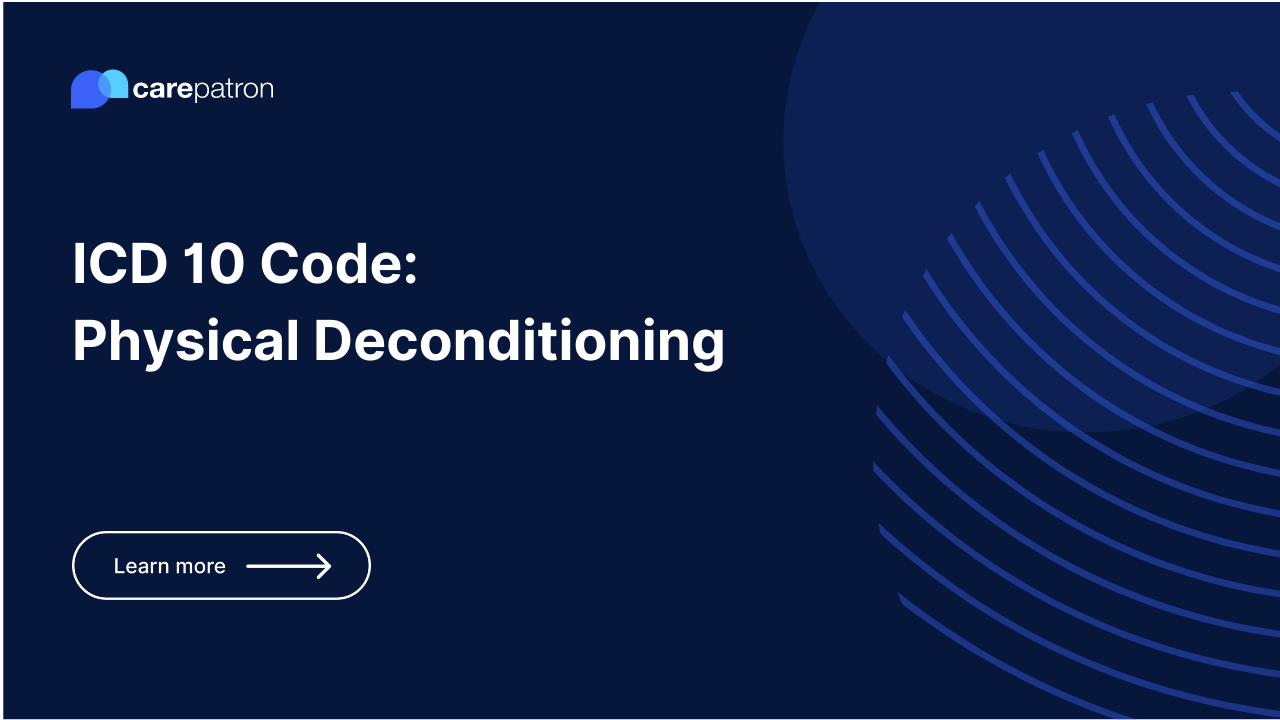 Physical Deconditioning ICD10CM Codes 2023